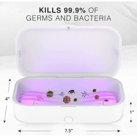 NWT-STERILIZER FOR PHONE with Charger for all items including glasses etc - Picture 6 of 11